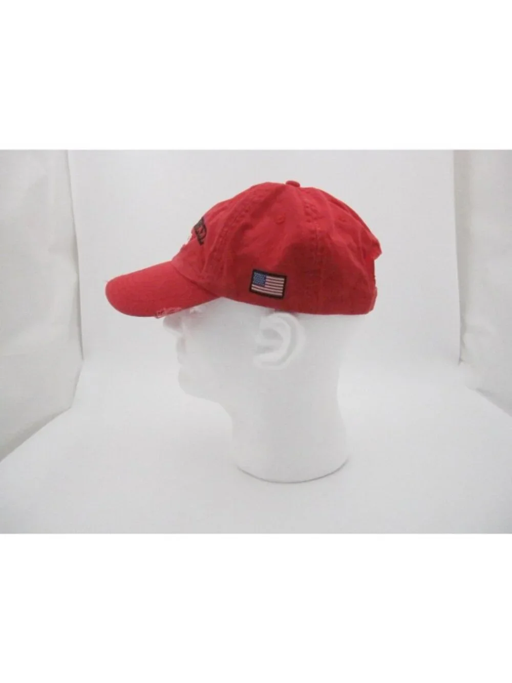 UPS United Parcel Service Red Distressed Baseball Cap Adjustable Hat (F)